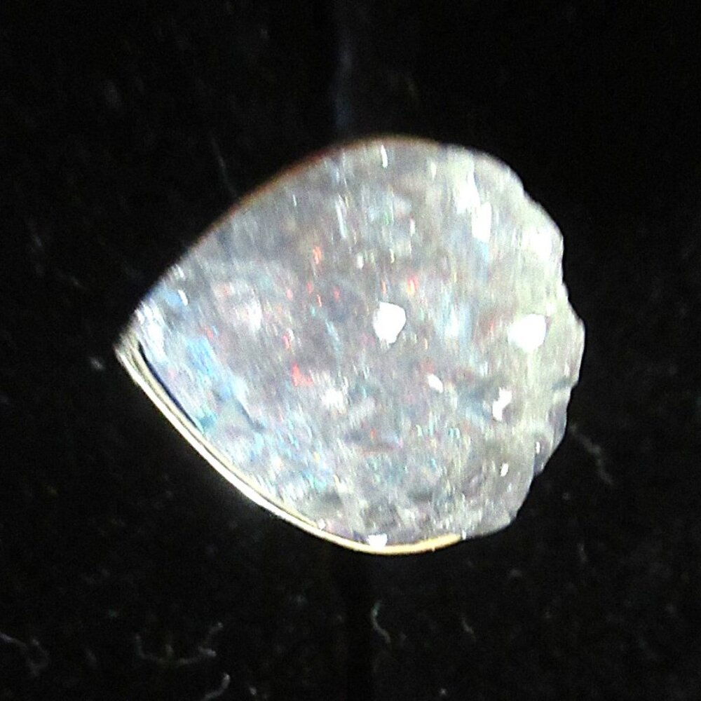 GLAMOR ROCK COCKTAIL RING with adjustable band